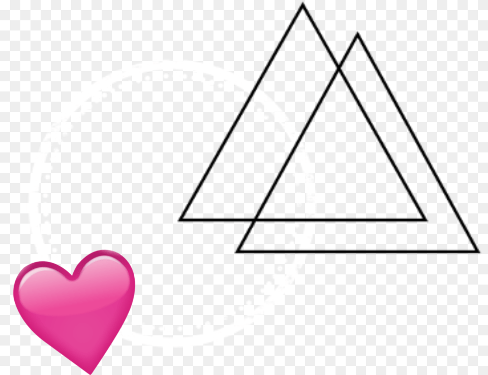 Kpop Addon Music Heart Pink Kpopedit Kpopart Aesthetic Triangle Png Image