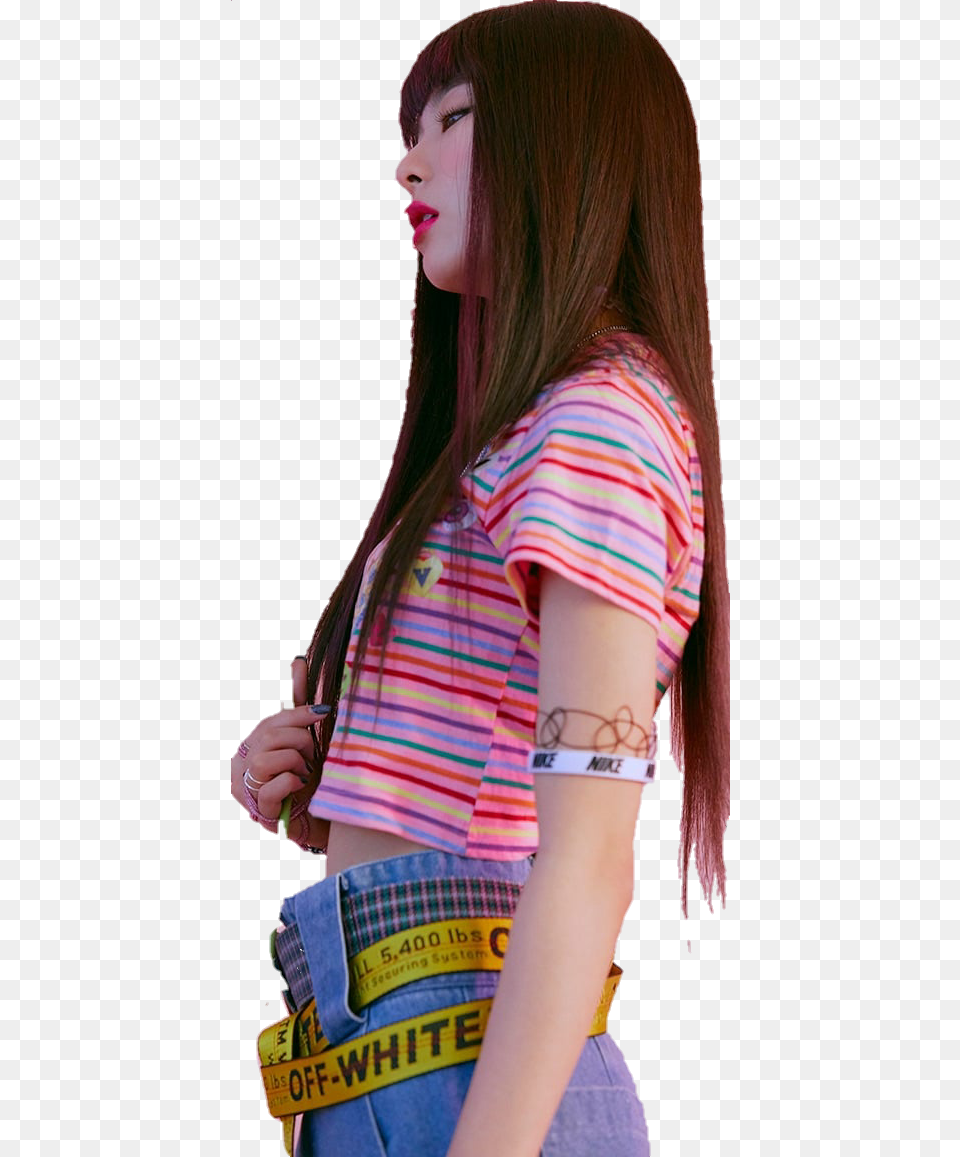 Kpop And Red Velvet Image Seulgi With Rose Aesthetic, Adult, Woman, Person, Female Png