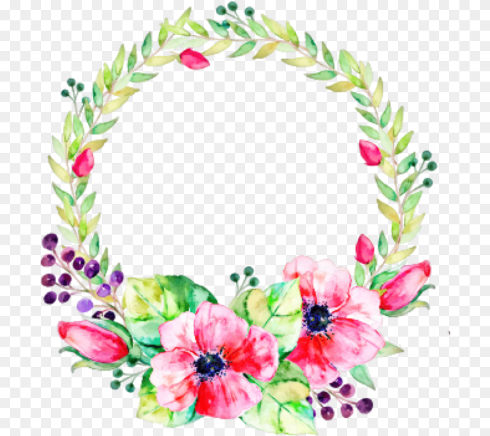 Kpop Flower Circle Frame Border Overlap Roses Friend Happy Birthday Wishes For Her, Plant, Flower Arrangement, Accessories, Pattern Free Png