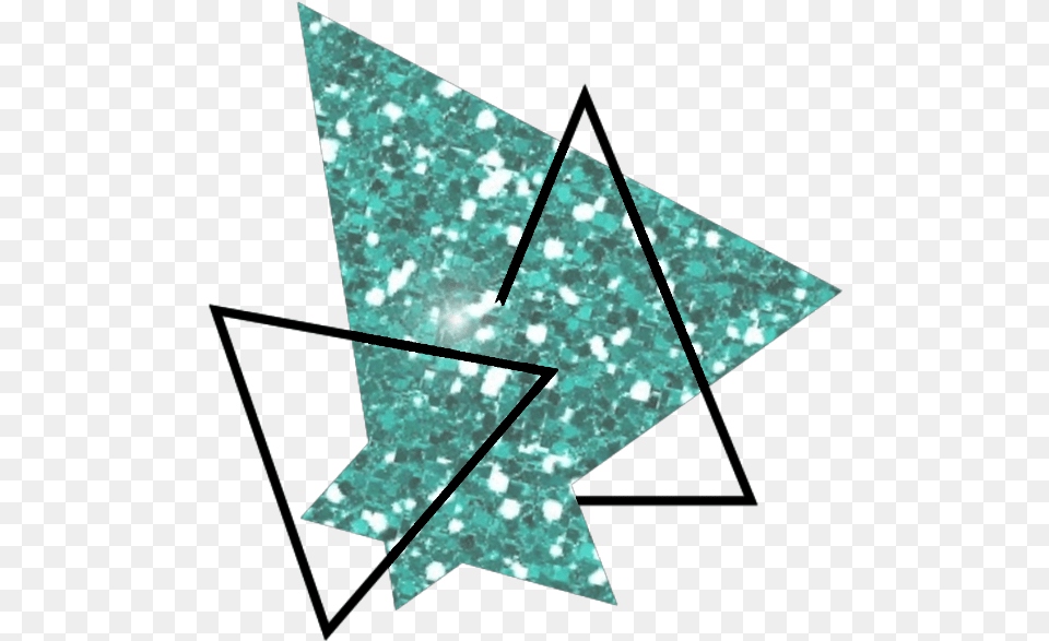 Kpop Geometric Geometry Glitter Green Triangles Kpop Geometric, Art Free Transparent Png