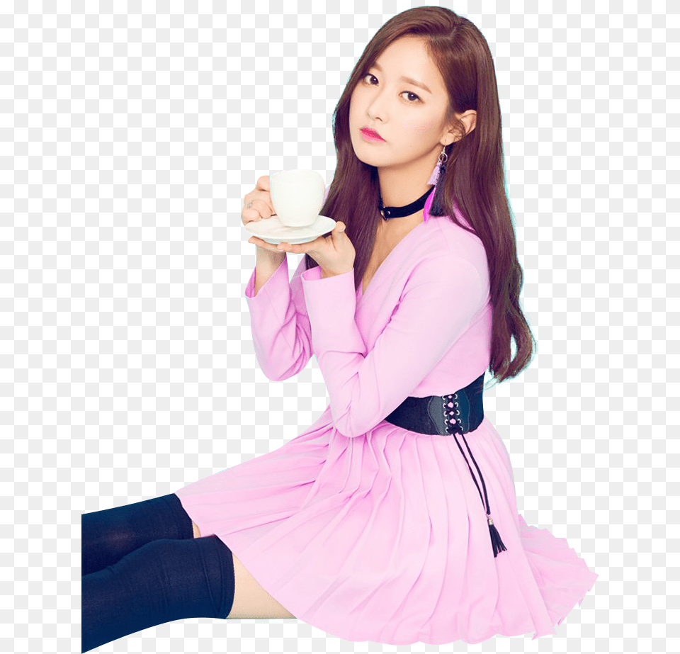 Kpop Girls Group Gugudan Gugudan A Girl Like Me, Long Sleeve, Sleeve, Clothing, Cup Free Png