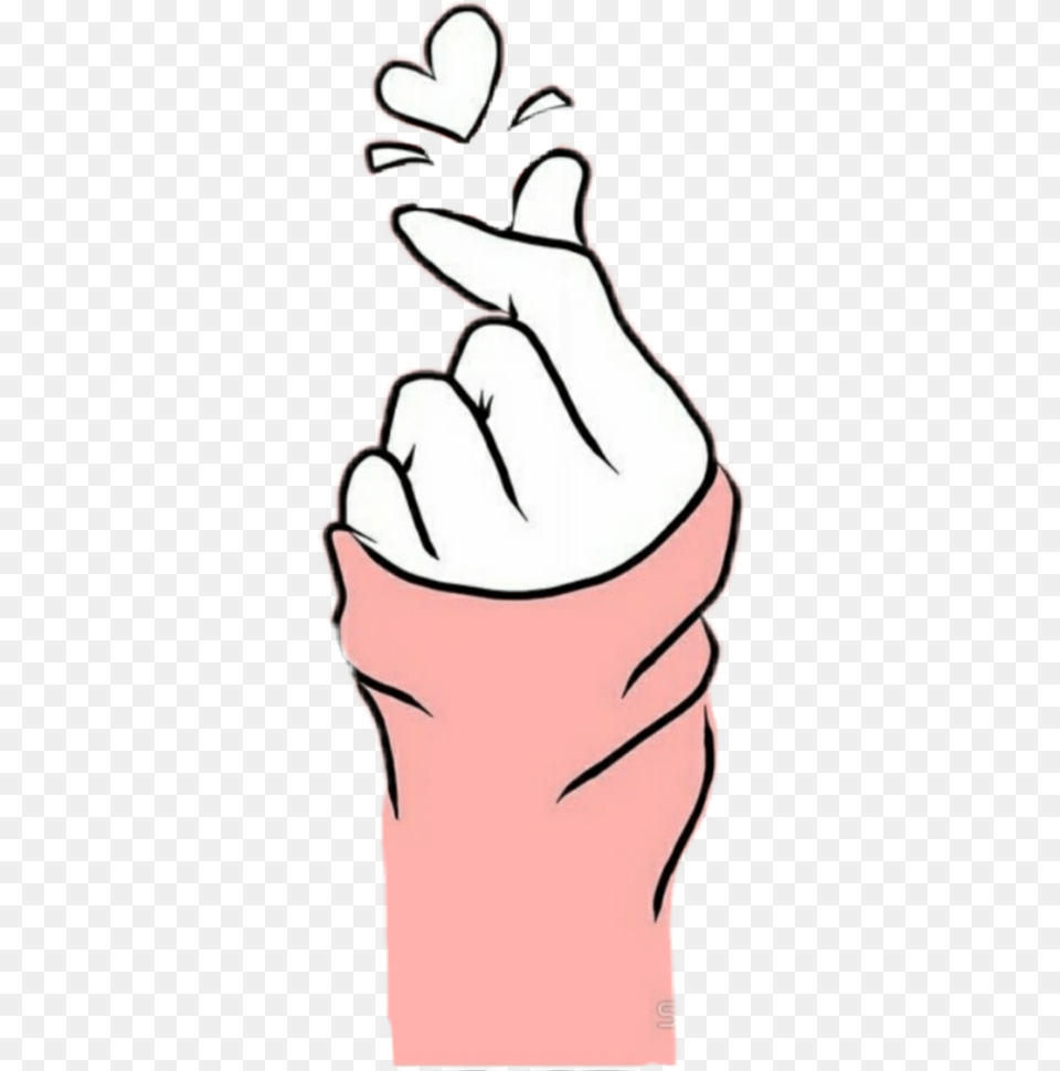 Kpop Kpopbackground Kpopedit Background Heart Finger Girly Wallpapers Drawings, Body Part, Hand, Person, Fist Free Transparent Png