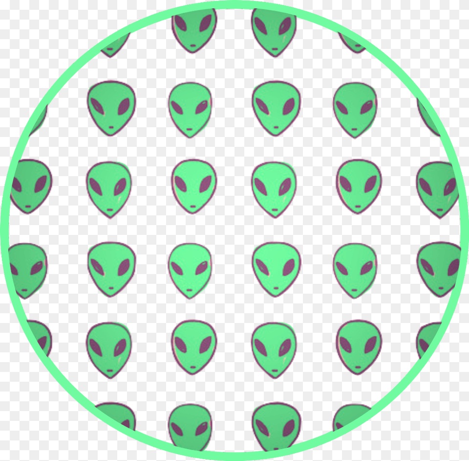 Kpop Kpopedit Aliens Alien Ring Green Circle, Pattern Png Image