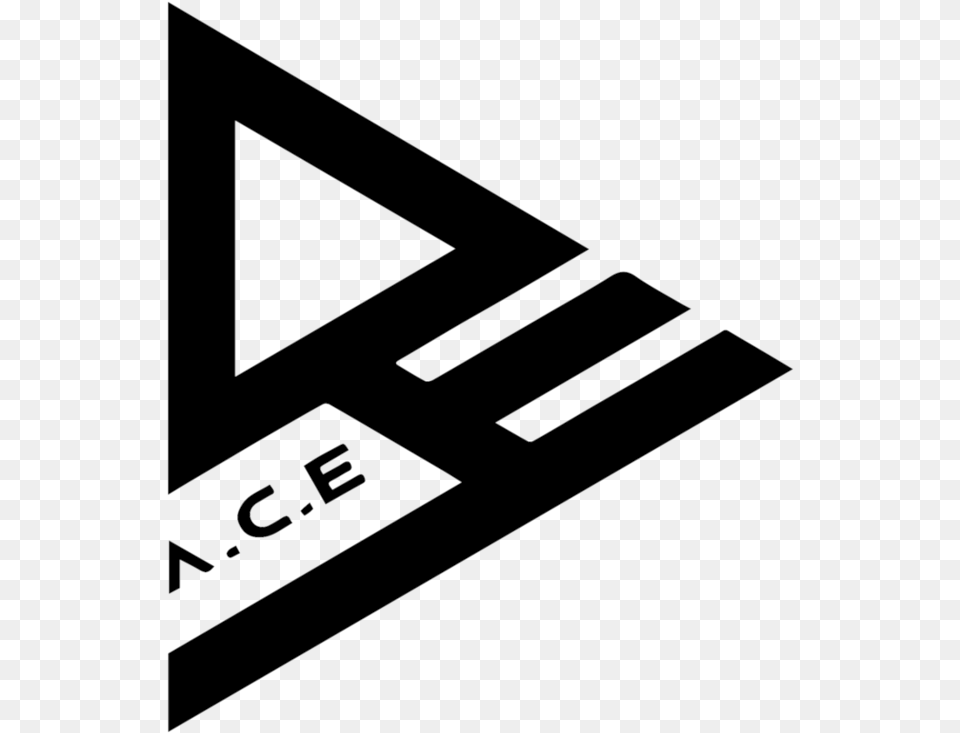 Kpop Logos Ace Logo Tattoo Sticker Pop Idol Fandoms Ace Kpop Logo, Triangle, Text Png Image