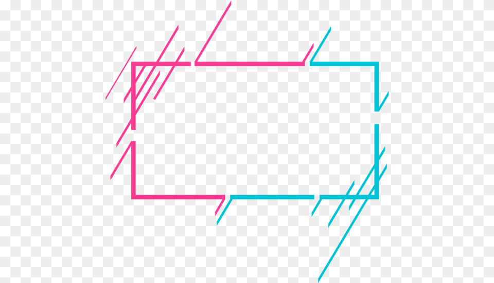 Kpop Rectangle Frame Border Aesthetic Lines Line Blure Line Frame, Light, Blackboard, Text Png Image