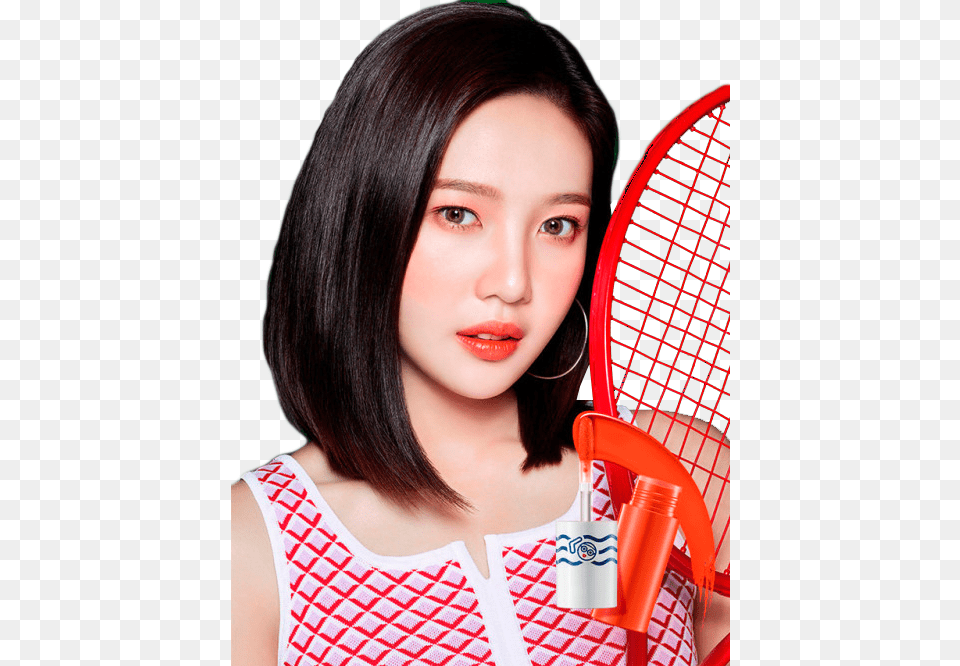 Kpop Redvelvet Red Velvet Joy Park Sooyoung Etude House Active Proof Shield Water, Face, Tennis, Sport, Racket Free Transparent Png