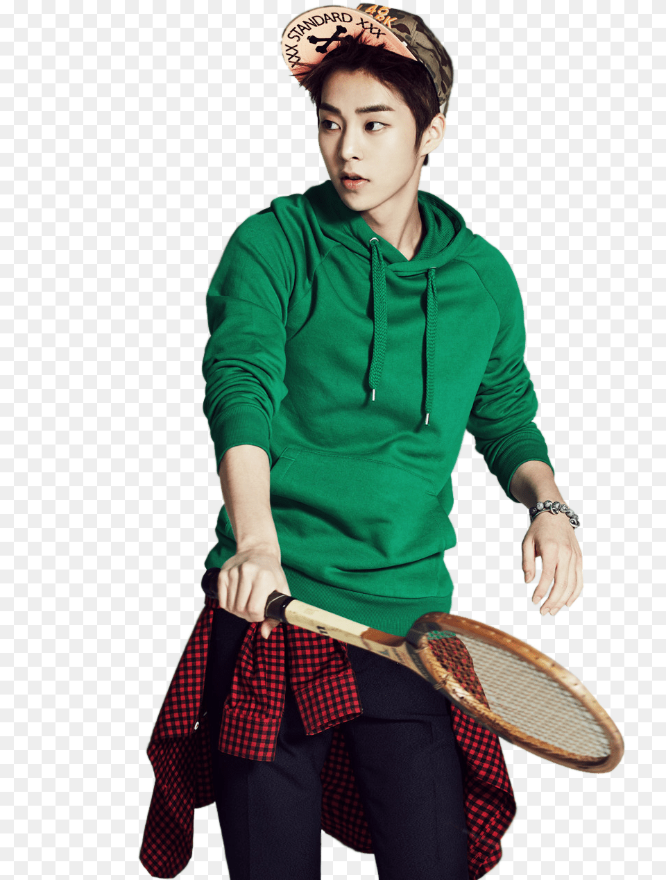 Kpop Tumblr Transparents Xiumin, Tennis Racket, Tennis, Sport, Racket Png