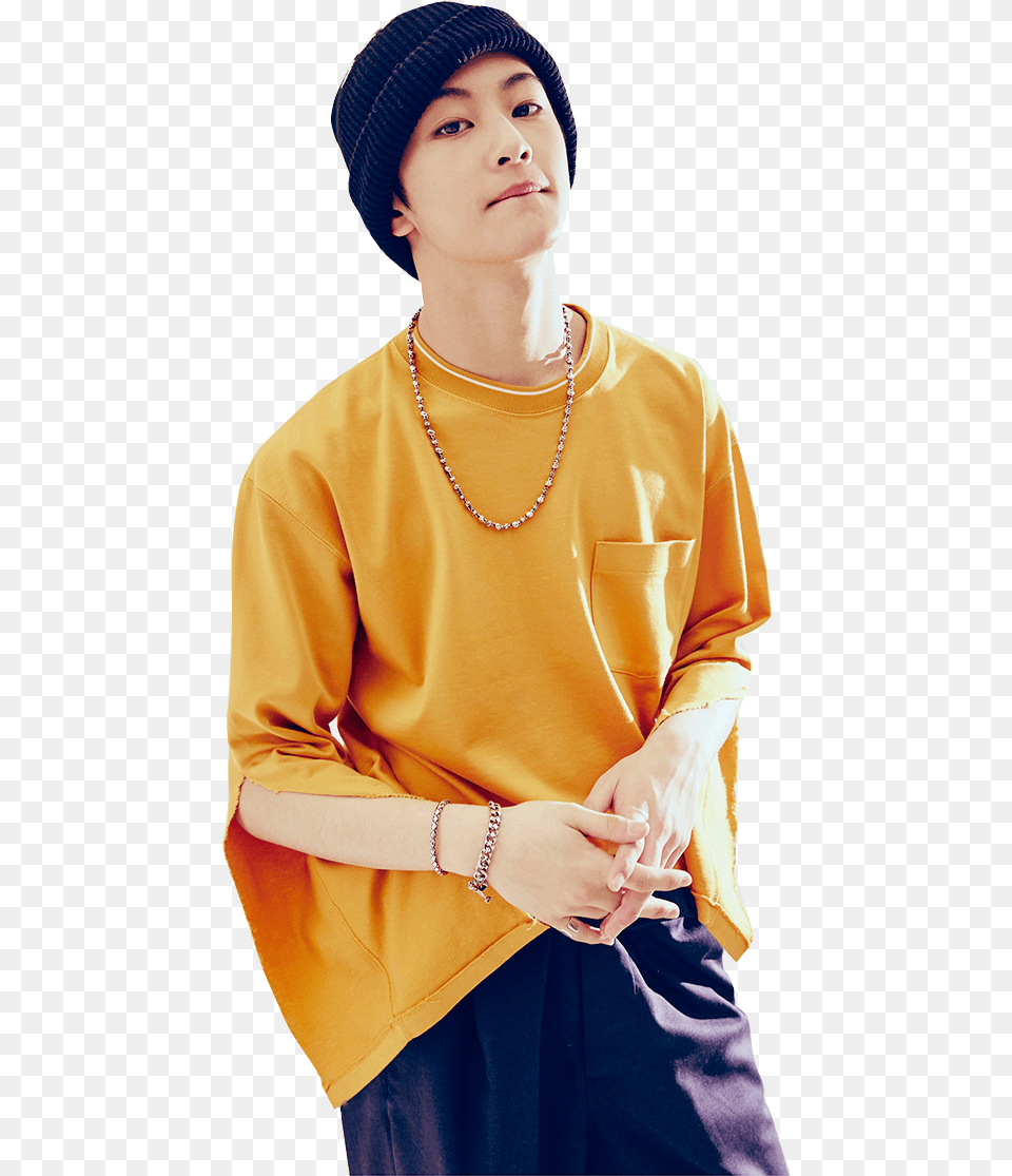 Kpop Universe Roleplay Nct U 7th Sense Mark, Cap, Clothing, Hat, Woman Png