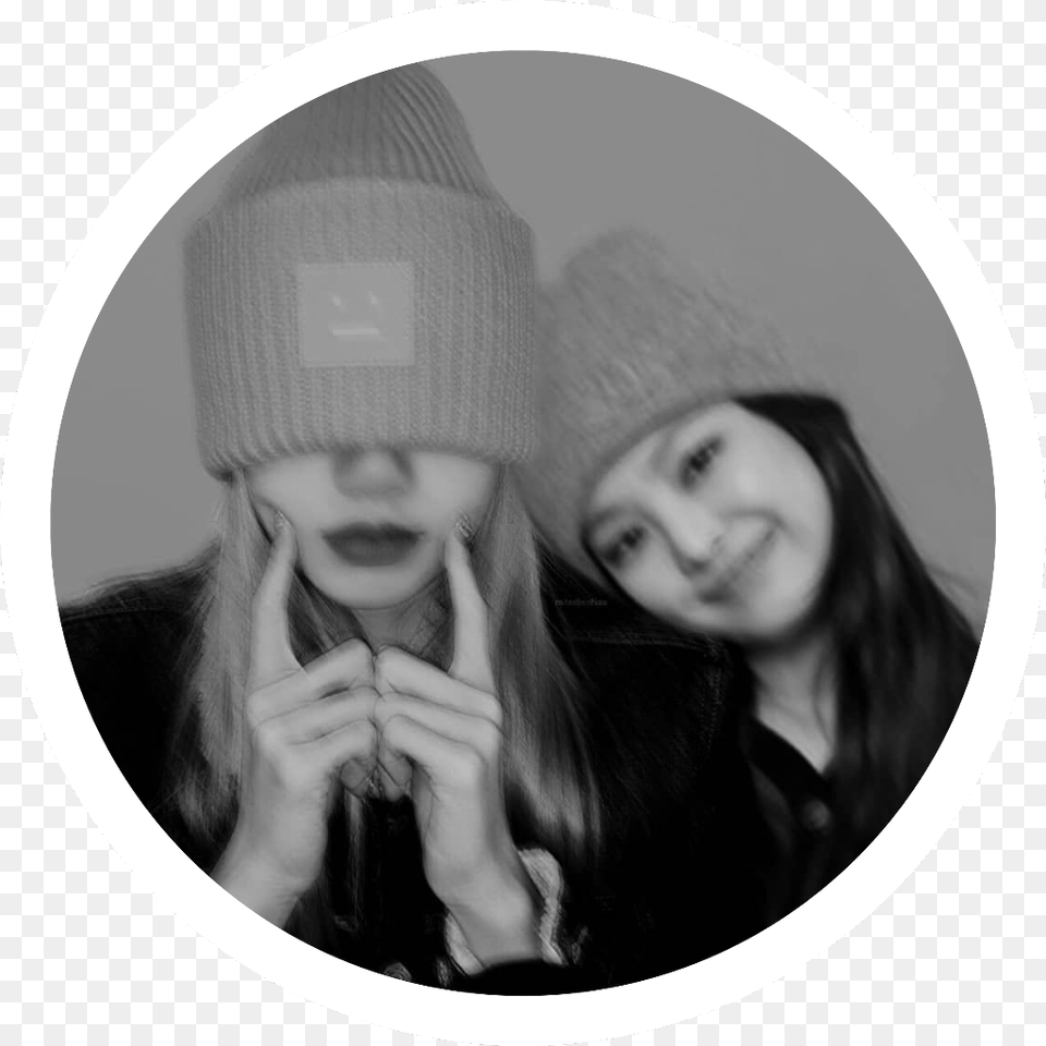 Kpop Yuri Lisa Jennie Jenlisa Blackpink Freetoedit Lisa, Finger, Hat, Hand, Photography Free Png