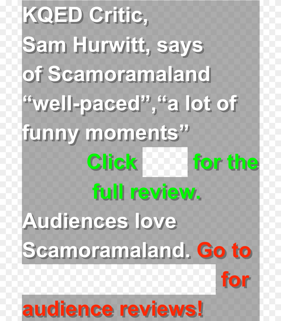 Kqed Criticsam Hurwitt Saysof Scamoramaland Well Paceda Training, Text Png