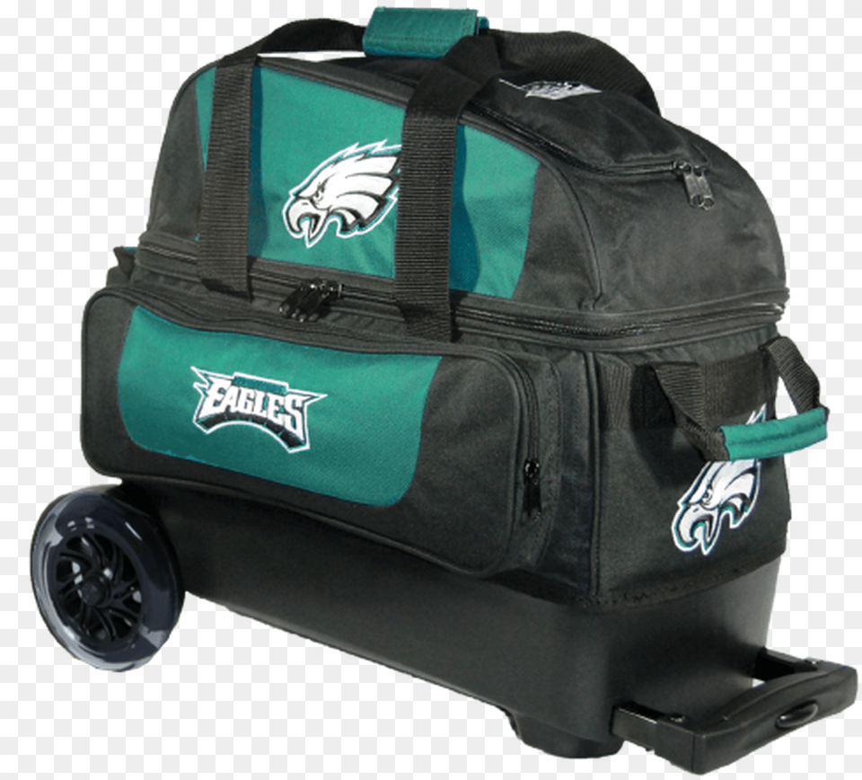 Kr Strikeforce Nfl Philadelphia Eagles 2 Ball Roller Bowling Bag Kr Strikeforce, Backpack, Machine, Wheel Free Png