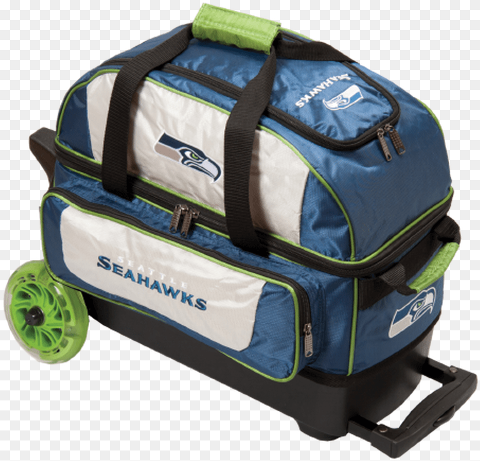 Kr Strikeforce Nfl Seattle Seahawks 2 Ball Roller Bowling Bag Duffel Bag, Backpack, Machine, Wheel, Baggage Free Transparent Png