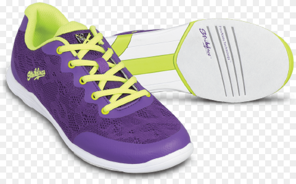 Kr Strikeforce Womens Lace Bowling Shoes Purpleyellow Kr Strikeforce Lace Women, Clothing, Footwear, Shoe, Sneaker Png Image