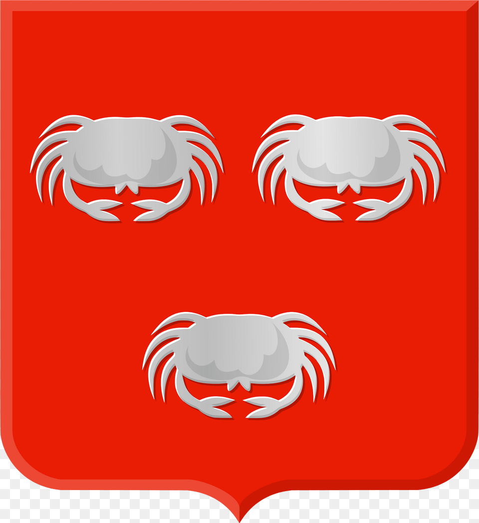 Krabbendam Wapen Clipart, Food, Seafood, Animal, Crab Free Png Download