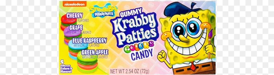 Krabby Patties Color Candy, Food, Sweets Png Image