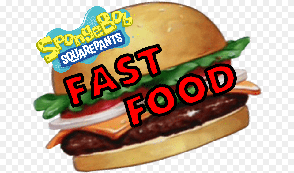 Krabby Patty Junk Food, Birthday Cake, Burger, Cake, Cream Free Transparent Png