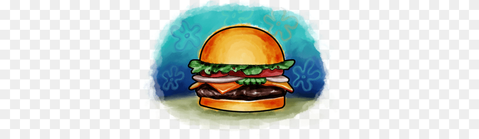 Krabby World Bun, Burger, Food Free Png Download
