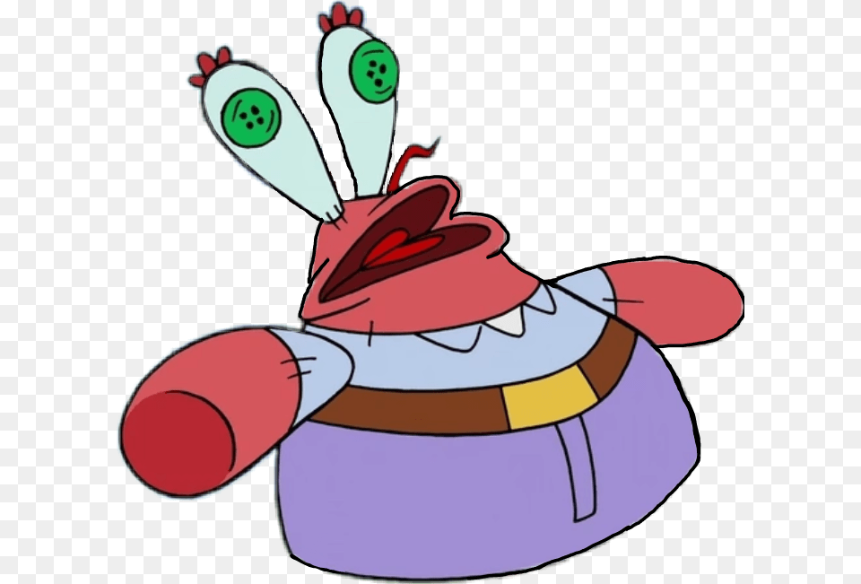 Krabs Mrkrabs Mr, Cartoon Png Image