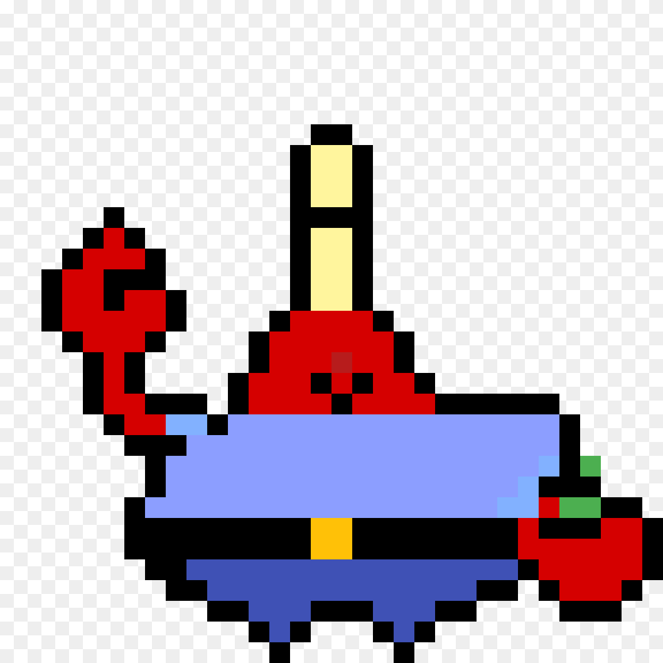 Krabs With One Eye Pixel Transparent Heart Transparent Mr Krabs Pixel Art, First Aid Free Png