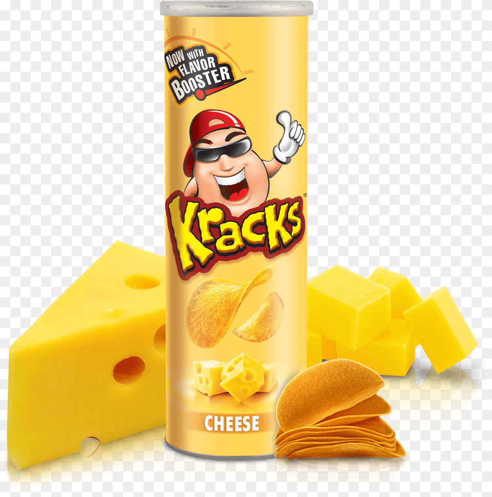 Kracks Potato Chips Clipart Download, Baby, Can, Person, Tin Png