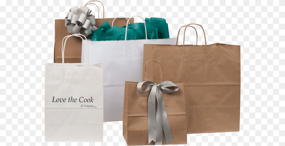 Kraft Serrated Edge Shopper Paper Bag, Accessories, Handbag, Tote Bag, Shopping Bag Free Png Download
