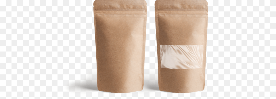 Kraft Stand Up Re Sealable Pouches Are A Perfect Answer Stand Up Pouch Brown, Cylinder, Cardboard Png