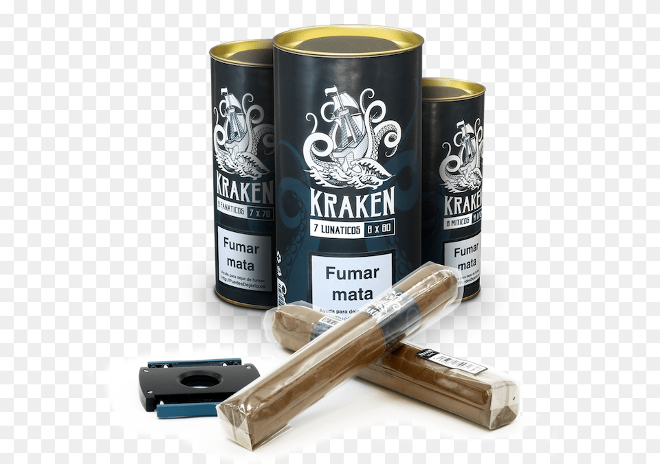 Kraken Is Coming To The Netherlands Kraken Cigar, Can, Tin Free Png Download