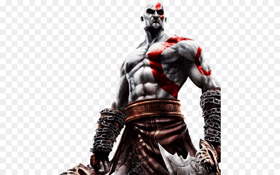 Kratos God Of War, Adult, Male, Man, Person Png