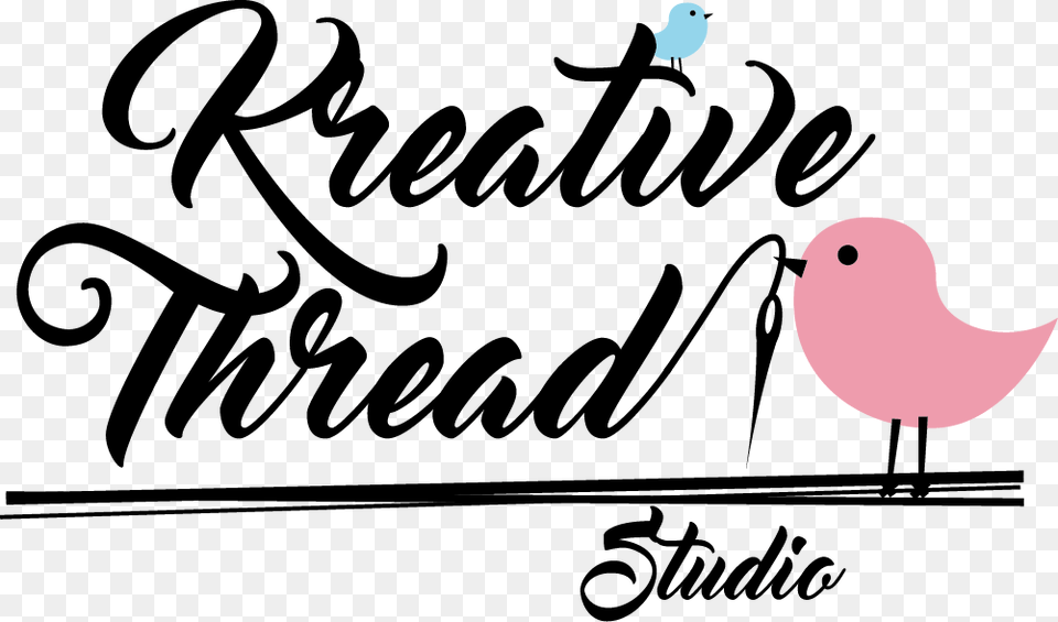 Kreative Thread Stack Calligraphy, Text, Animal, Bird, Handwriting Png
