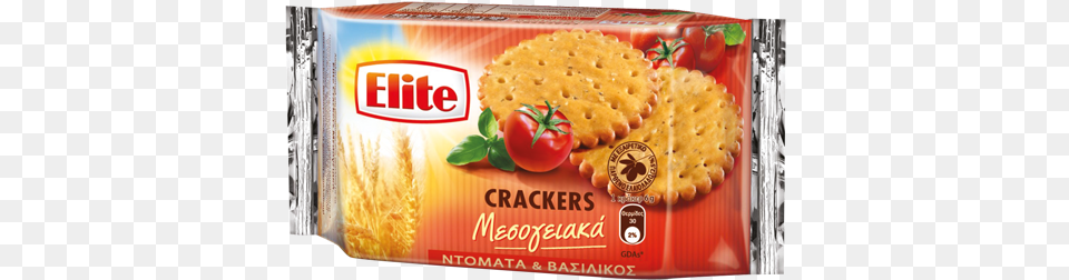 Krekeri So Domat Bosilek Elite Crackers, Bread, Cracker, Food, Ketchup Png Image