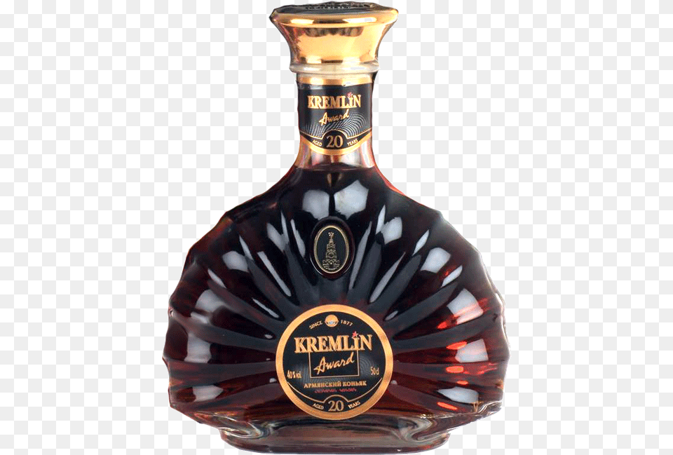 Kremlin Award Brandy 20 Years Old 750ml Liqueur Coffee, Alcohol, Beverage, Liquor, Tequila Free Transparent Png