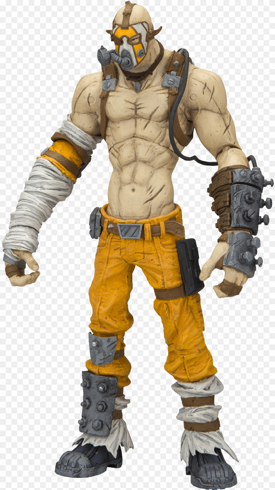 Krieg 7 Colour Tops Action Figure Borderlands 2 Krieg Figure, Person, Figurine, Clothing, Costume Free Png