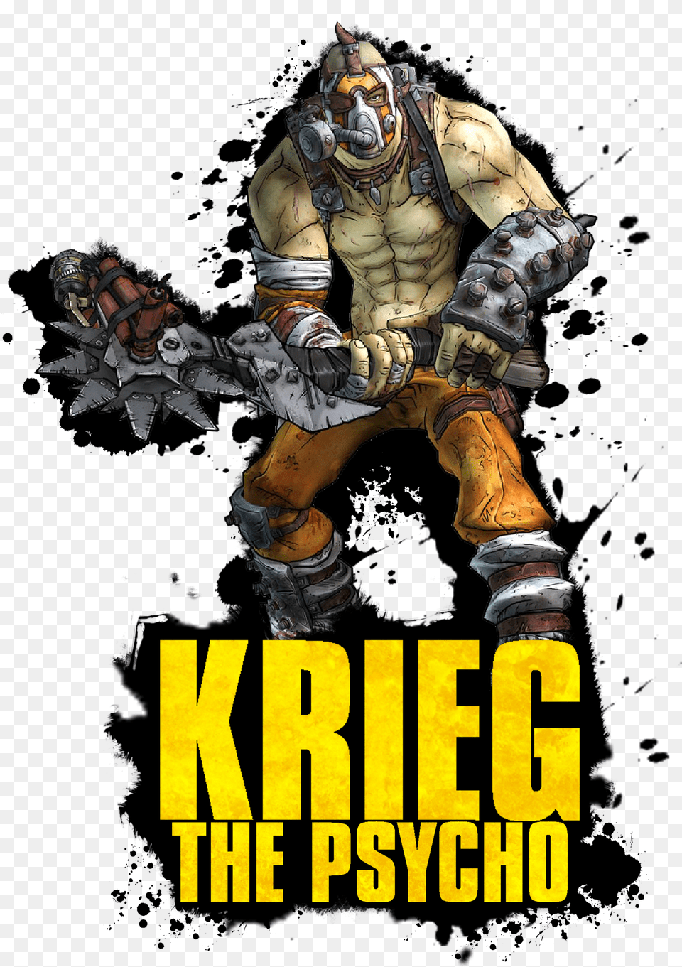 Krieg The Psycho By Thatcraigfellow Borderlands Png Image