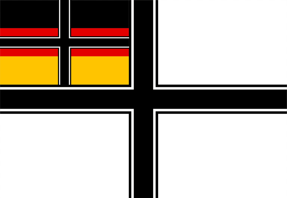 Kriegsflagge Deutsche Union Entwurf 1849 Clipart, Cross, Symbol Free Transparent Png