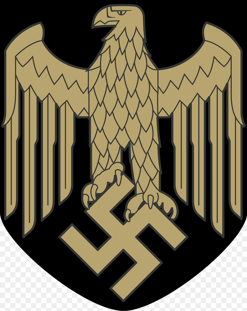 Kriegsmarine Insignia Casco Clipart, Emblem, Symbol, Animal, Bird Png