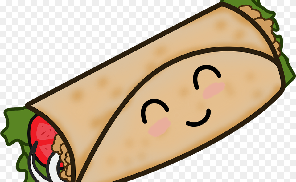 Krikart Imgenes Libres De Derecho De Autor Burrito Kawaii, Food, Sandwich Wrap Png Image