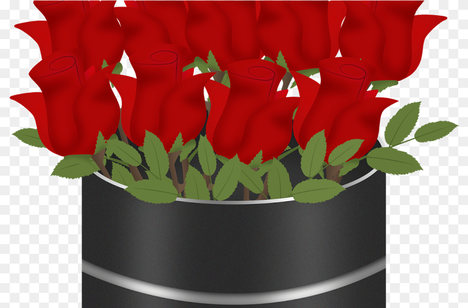 Krikart Imgenes Libres De Derecho De Autor Good Morning With Red Flowers, Flower, Rose, Pottery, Potted Plant Png Image