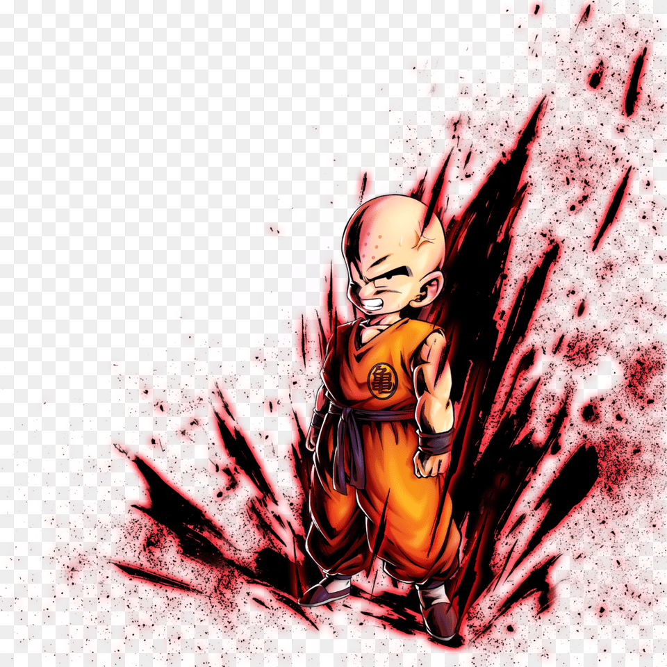 Krillin Dragon Ball Legends, Art, Graphics, Baby, Person Png Image