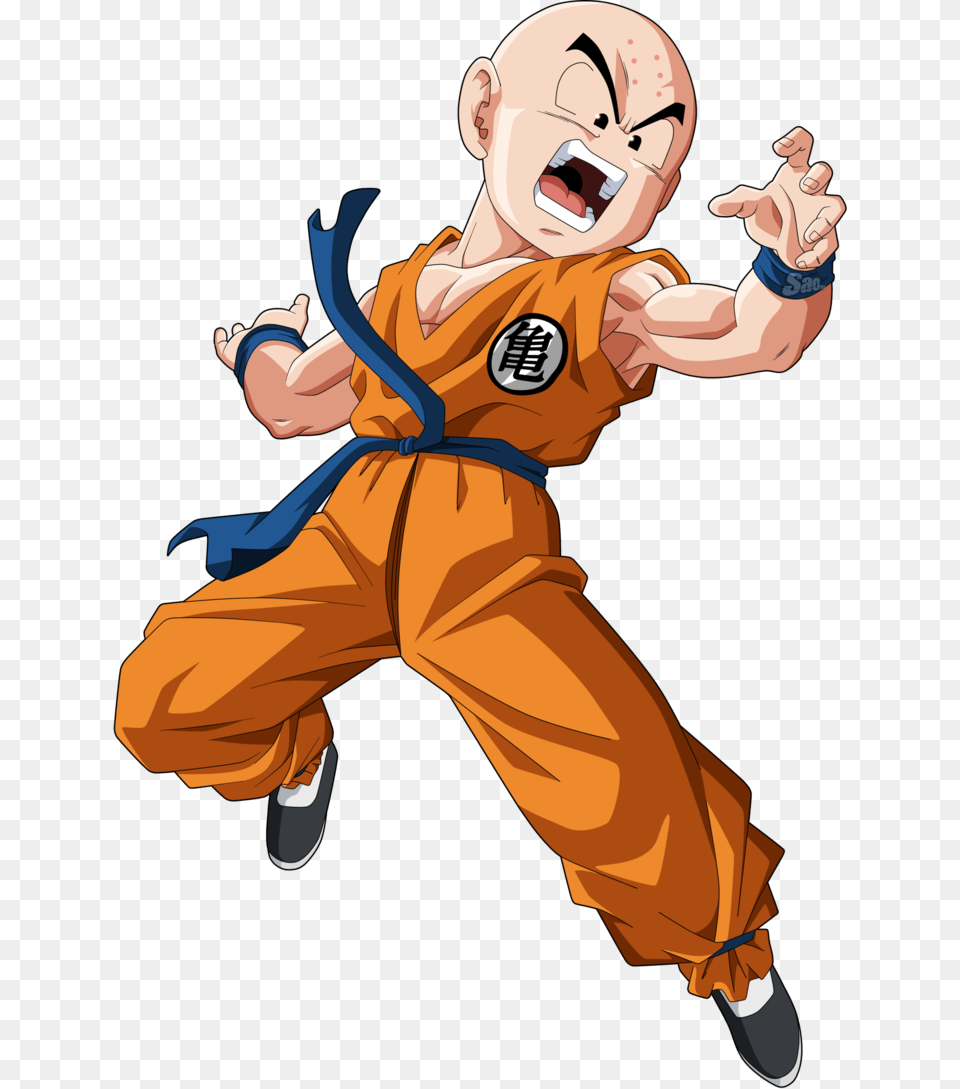 Krillin Baby, Person, Martial Arts, Sport Png Image