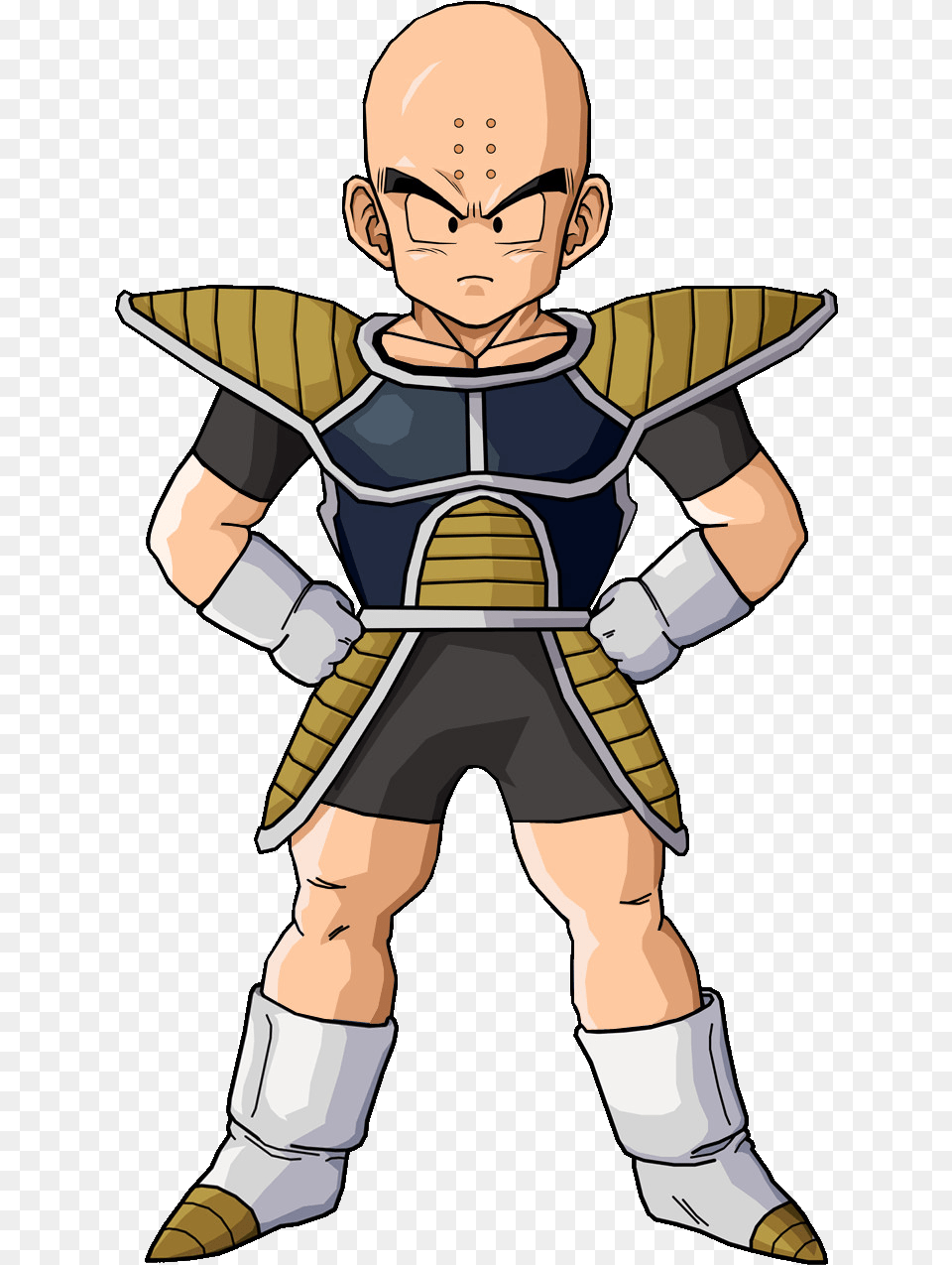 Krillin Saiyan Armor Dragon Ball Z Krillin, Baby, Book, Comics, Person Png Image