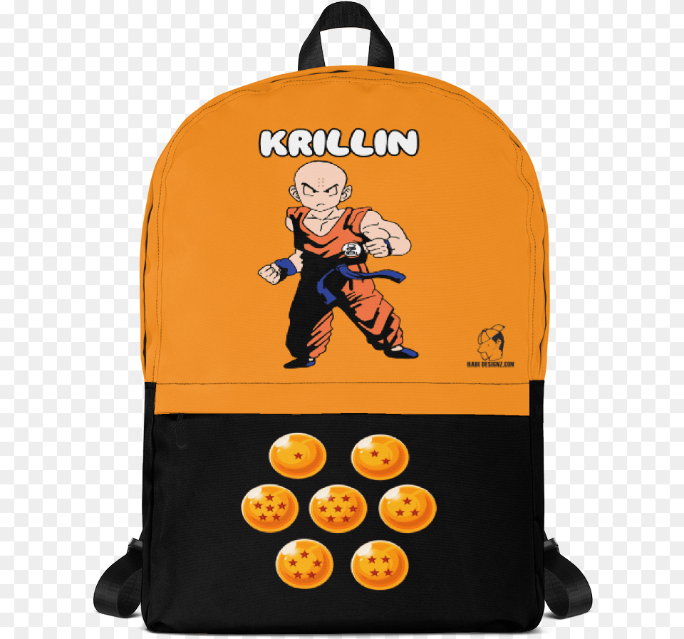 Krillin With Dragon Balls Military Ape, Backpack, Bag, Baby, Person Free Png Download