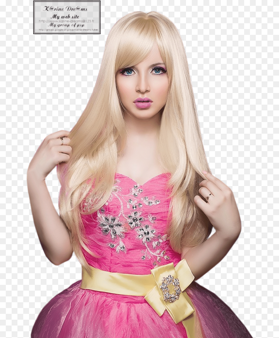 Krine Dreams Pink Lady 3676 Fevrier 2017 Blond, Adult, Person, Female, Woman Free Png