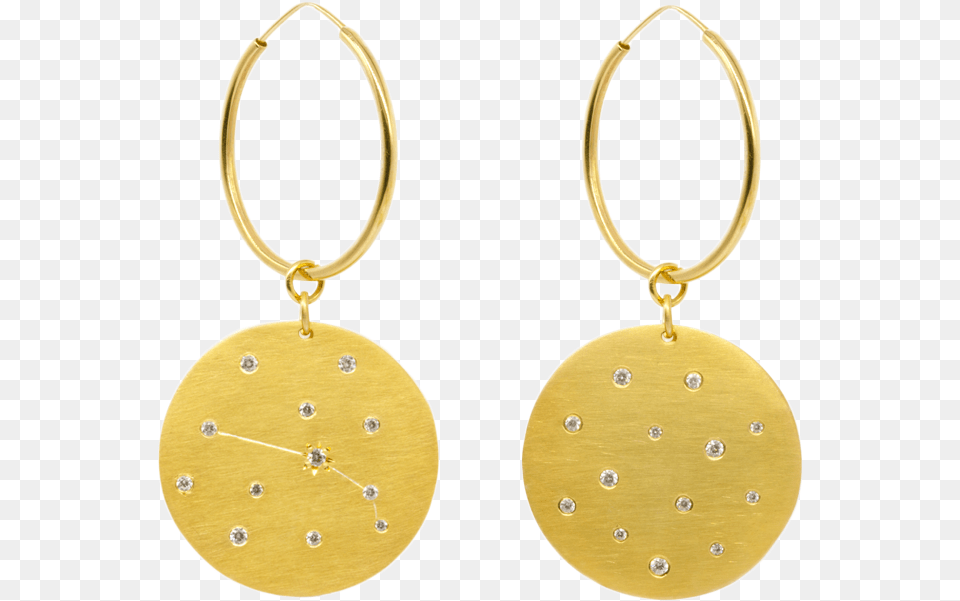 Krios 51 Mdaille Ronde, Accessories, Earring, Gold, Jewelry Free Transparent Png