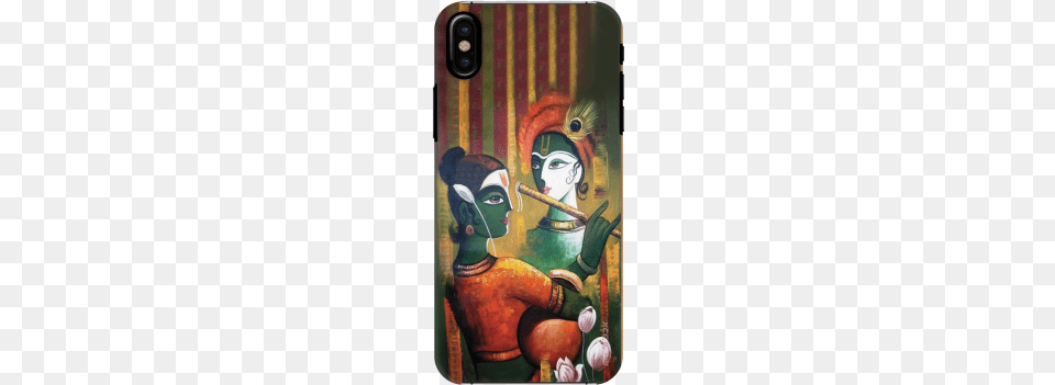 Krishna Art Slim Back Cover For Apple Iphone X Indian Dance Sensual Paintings, Modern Art, Painting, Person, Clothing Free Png