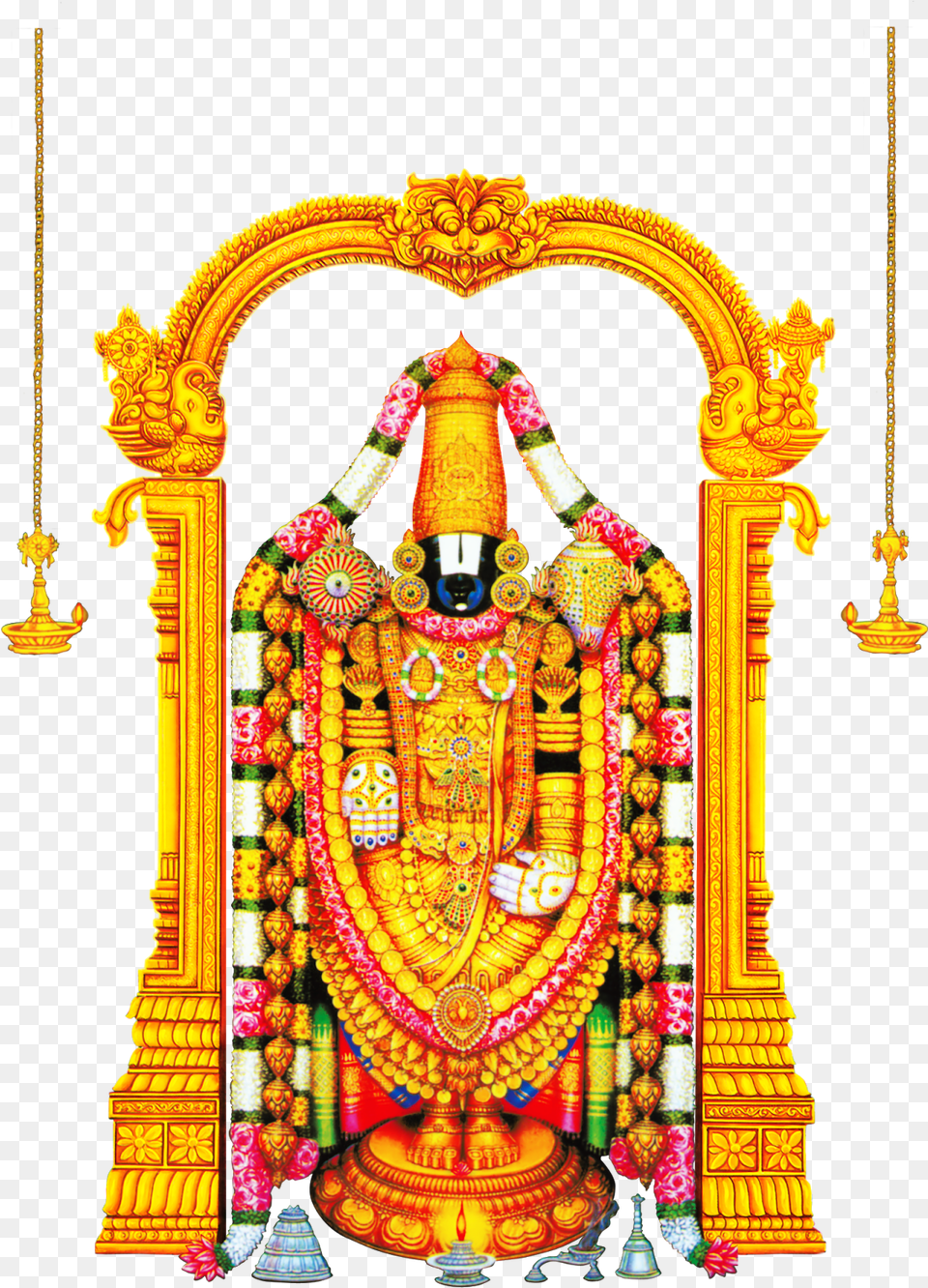 Krishna Clipart Lord Venkateswara Art Factory Tirupati Balaji Lord Venkateswara Canvas, Church, Altar, Architecture, Building Free Transparent Png