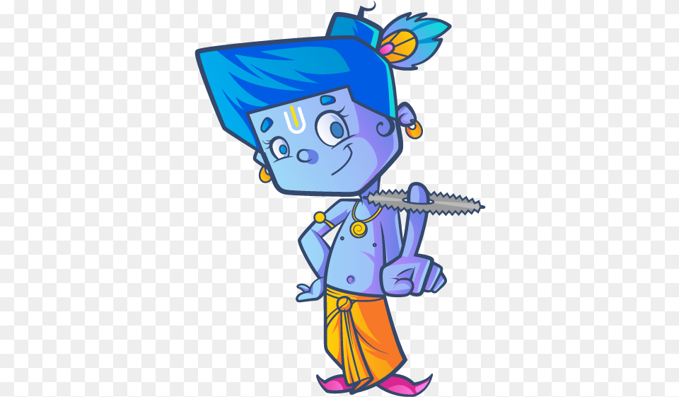 Krishna Little Krishna Photo Hd Cartoon, Publication, Book, Comics, Baby Free Transparent Png