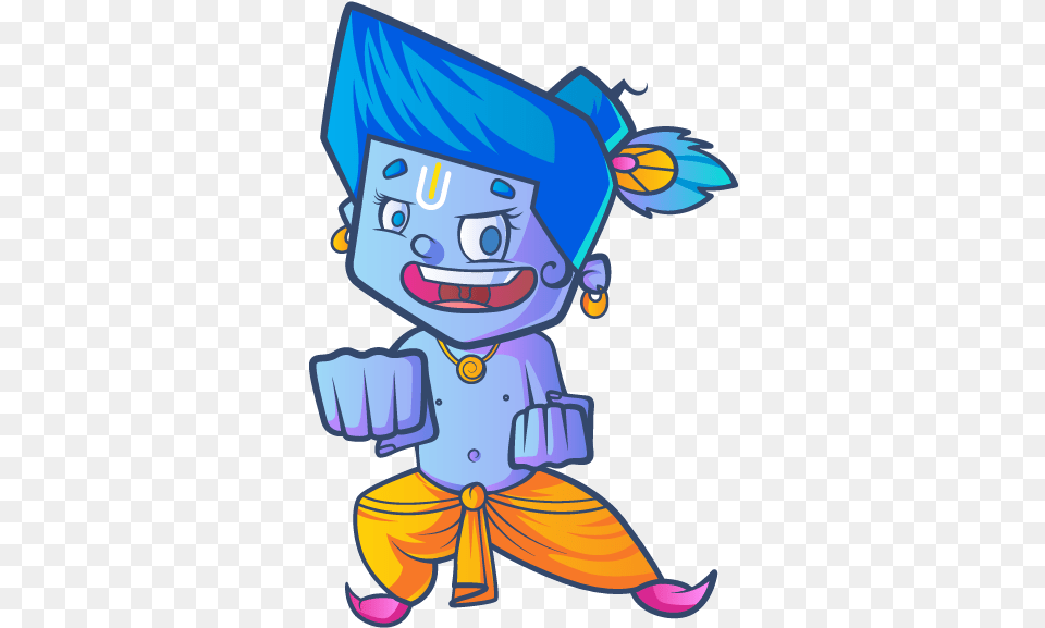 Krishna Lord Krishna Cartoon Images Hd, Baby, Person, Face, Head Free Png Download