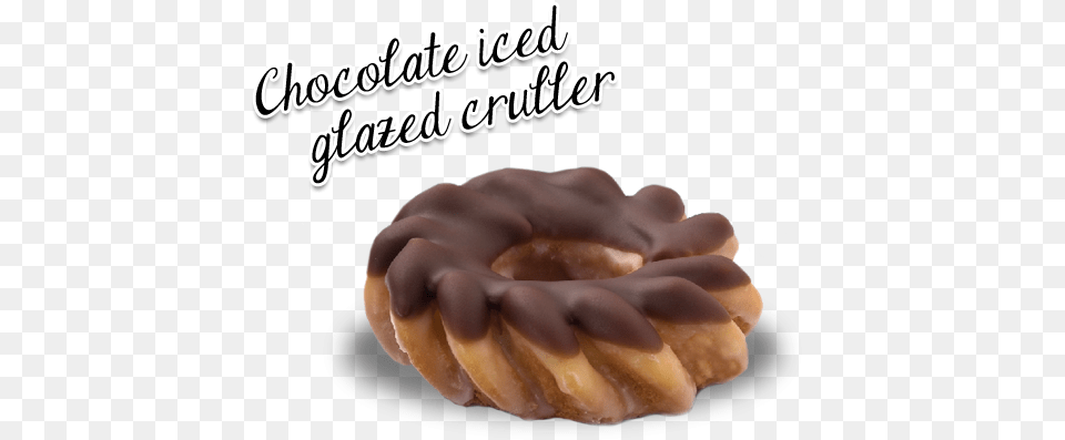 Krispy Kreme Chocolate Cruller, Food, Sweets, Baby, Donut Png