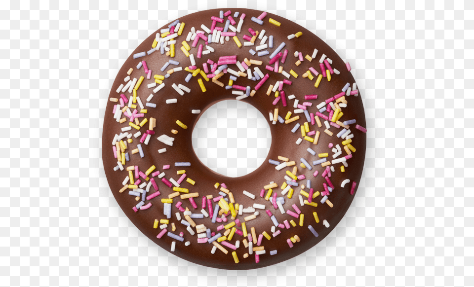 Krispy Kreme Donuts Chocolate Sprinkles, Birthday Cake, Cake, Cream, Dessert Free Transparent Png