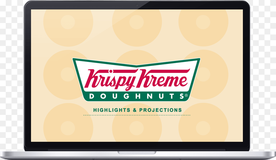 Krispy Kreme Doughnuts Logo, Computer, Electronics, Laptop, Pc Png Image